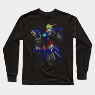 Gundam Wing zero custom scribble Long Sleeve T-Shirt